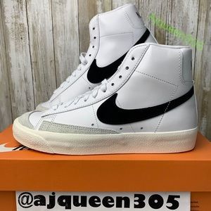Nike Blazer Mid 77 Black White WM